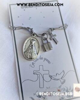 Pulseira cadeia de consagração N. Sra. Aparecida