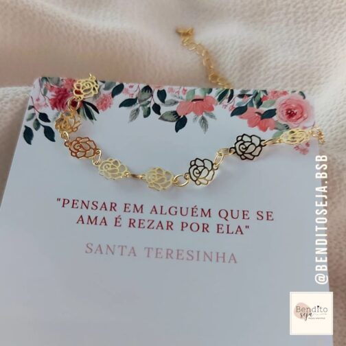 Pulseira Rosas