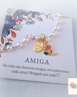 Pulseira pérolas de Santa Teresinha