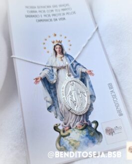 Colar Nossa Senhora das Graças medalha milagrosa