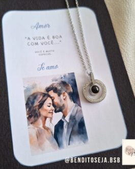 Colar “I love you” aço 316L.