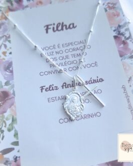 Colar P925 Fé em Teresinha