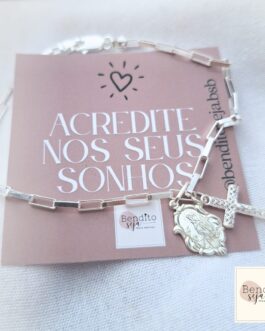 Pulseira P925 Consagração Nossa Senhora de Lourdes