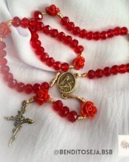 Terço personalizado Roses de Santa Teresinha
