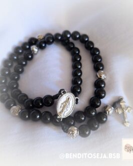 Terço Flores Nsra das Graças medalha Milagrosa