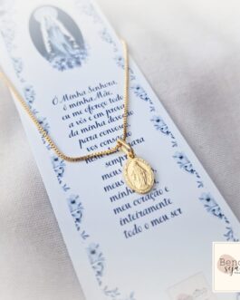 Colar Nossa Senhora MEDALHA MILAGROSA 40CM