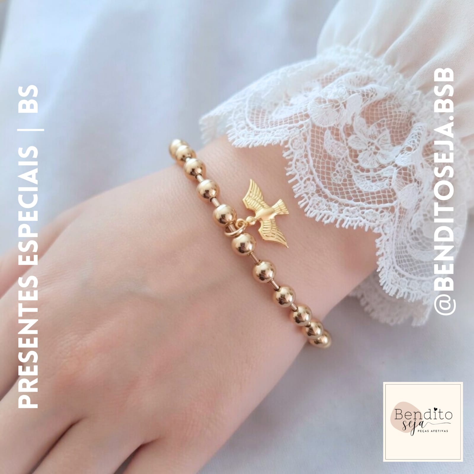 Pulseira Dons do Espírito Santo (semijóia)